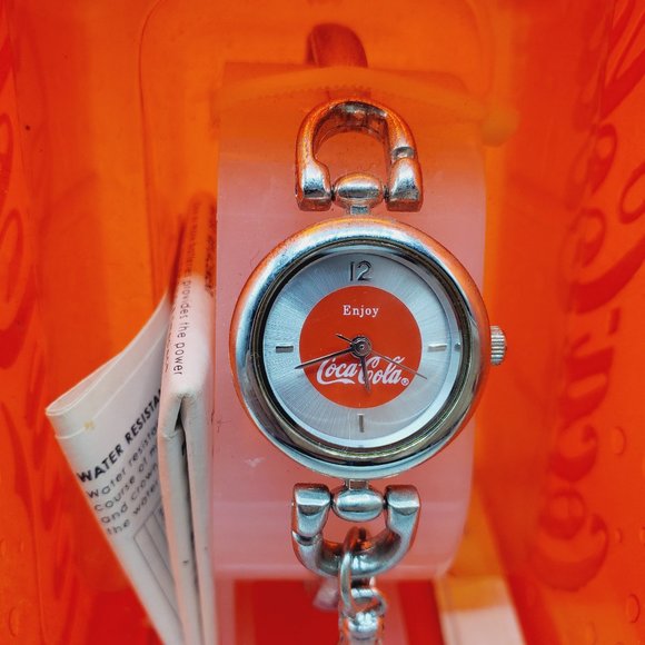 NEW VINTAGE circa late 1990\'s COCA COLA WATCH CCW184 main image 5